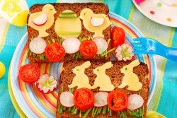 Весёлые детские бутерброды