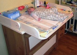 Мебель для новорожденного - пеленальный столик